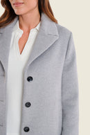 Muted Garden Coat - Dark Grey Melange
