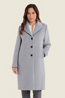 Muted Garden Coat - Dark Grey Melange