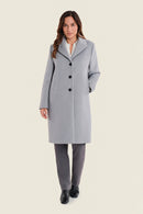 Muted Garden Coat - Dark Grey Melange