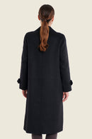 Muted Garden Coat - Black