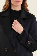 Muted Garden Coat - Black