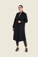 Muted Garden Coat - Black