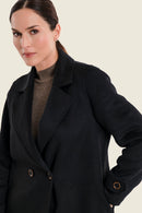 Muted Garden Coat - Black