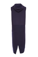 Hooded Waistcoat - Navy