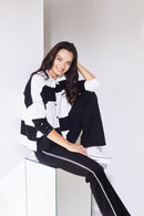 Block Stripe Jumper - Black/white