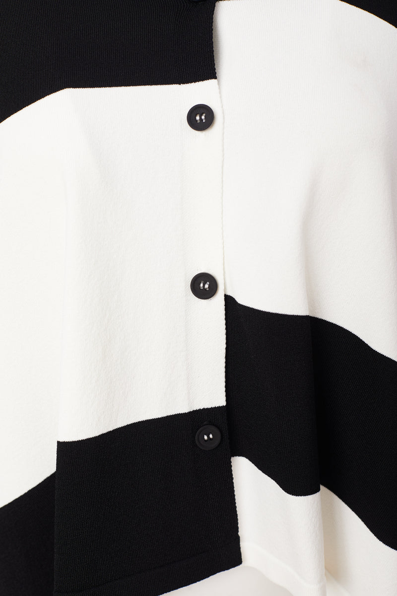 Block Stripe Jumper - Black/white