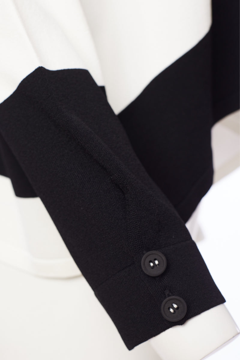 Block Stripe Jumper - Black/white