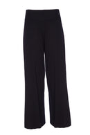 Wide Leg Crop Trouser - Navy