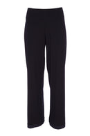 Wide Leg Crop Trouser - Navy