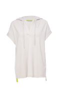 Contrast Print Hoodie - Sand