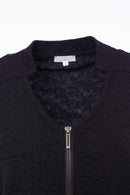 Zip Pocket Waistcoat - Black