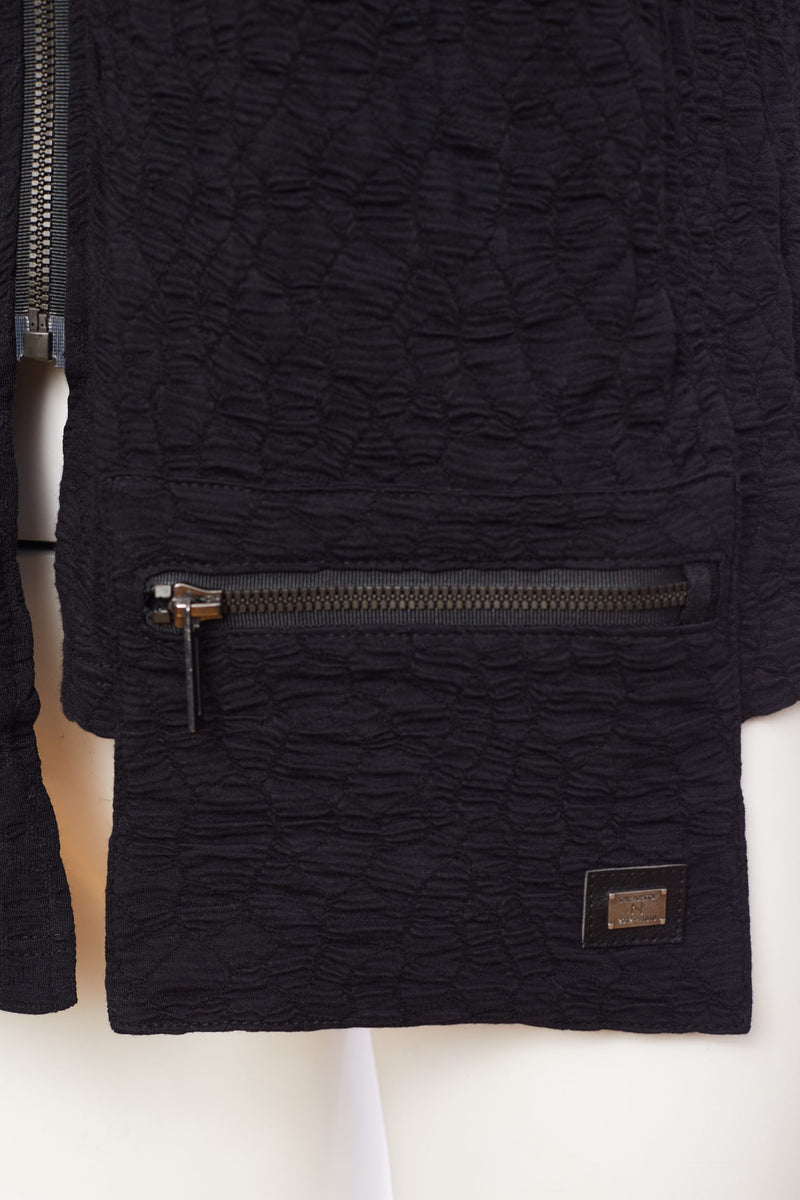 Zip Pocket Waistcoat - Black
