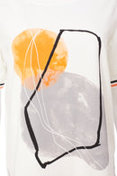 Placement Print Top - Nectarine