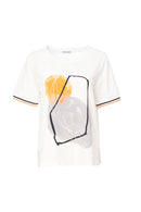 Placement Print Top - Nectarine