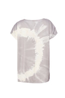 Splash Print Tie Dye Top - Mink