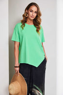 Cut Out Detail At Hem Top - Glas