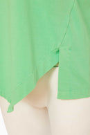 Cut Out Detail At Hem Top - Glas