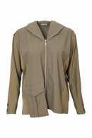 Combat Pocket Hooded Jacket - Army