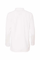 Contrast Jersey Panels Shirt - White