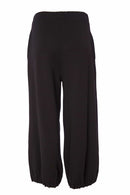 Pin Tuck Hem Trouser - Black