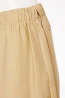 Soft Pull Up Trouser - Fudge