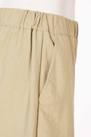 Soft Pull Up Trouser - Fudge