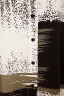 Brush Stroke Print Shirt - White/army