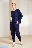 Cuff Trouser - French Blue