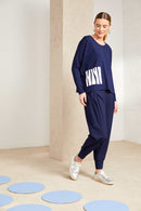 Cuff Trouser - French Blue