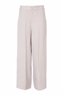 Wide Leg Trouser - Silver