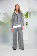 Washed Effect Tencel Jacket - Granite