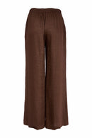 Side Pocket Wide Leg Trouser - Cocoa