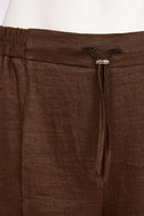 Side Pocket Wide Leg Trouser - Cocoa