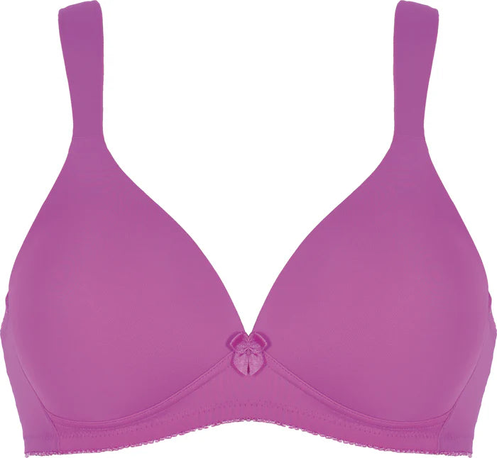 Padded Non-Wired Bra - Purple Orchid