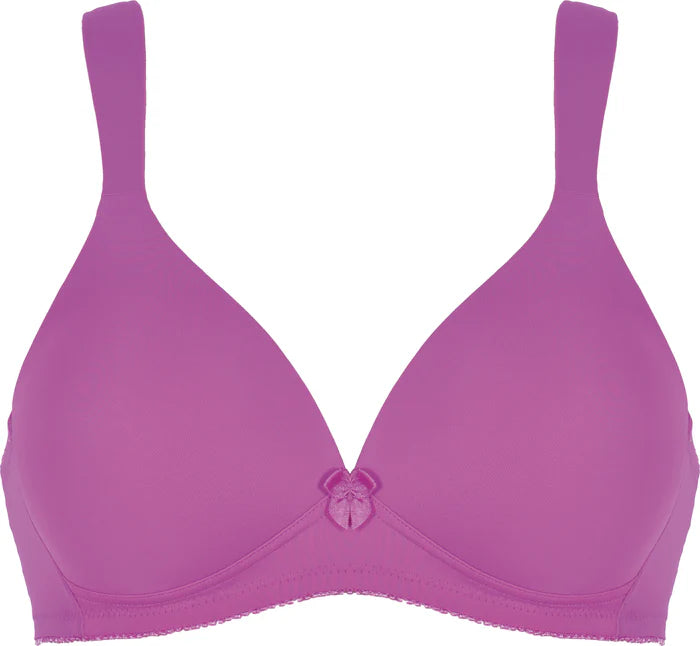 Padded Non-Wired Bra - Purple Orchid