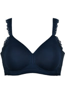 Padded Non Wired Bra - Dark Blue