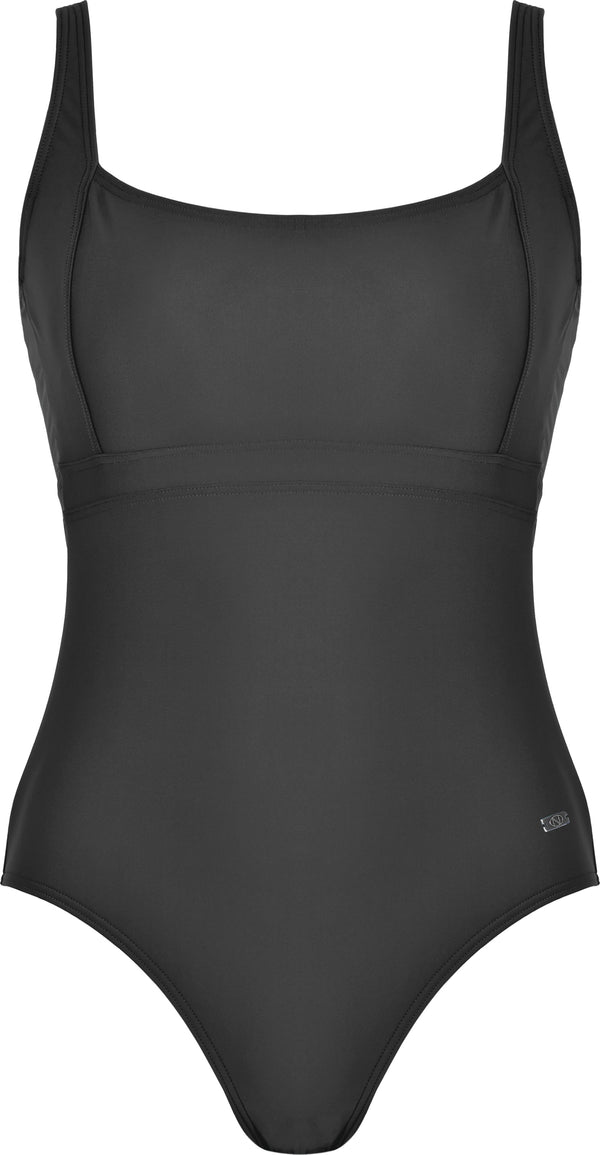 Pocketed Swimsuit - Black