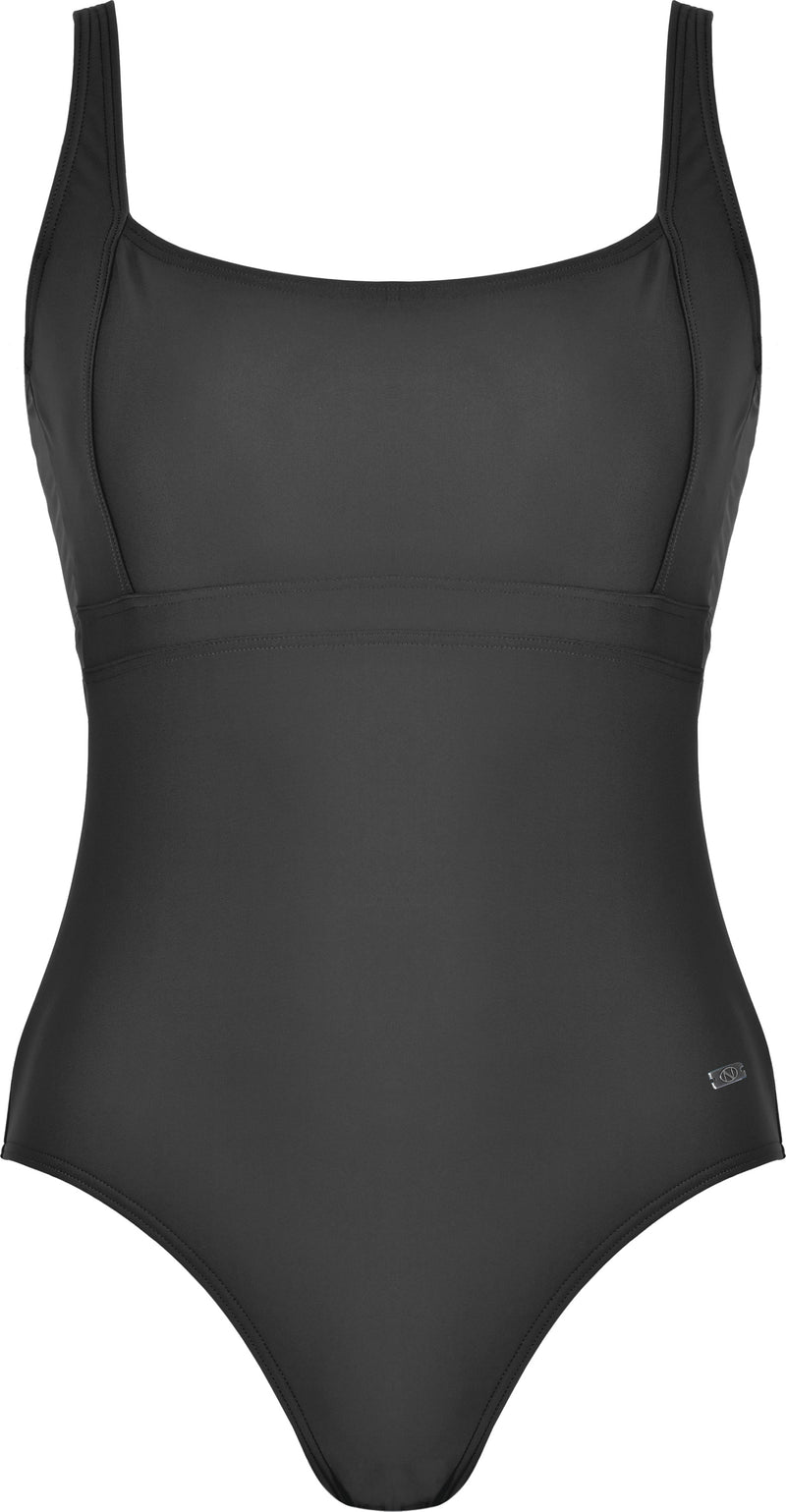 Pocketed Swimsuit - Black