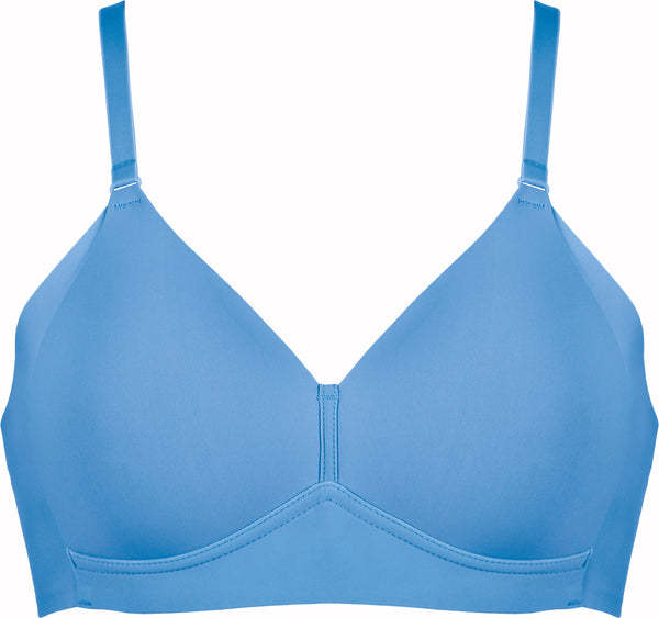 Side Smoother Soft Mould Bra - Marina Blue
