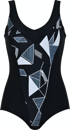 Swimsuit - Black/white