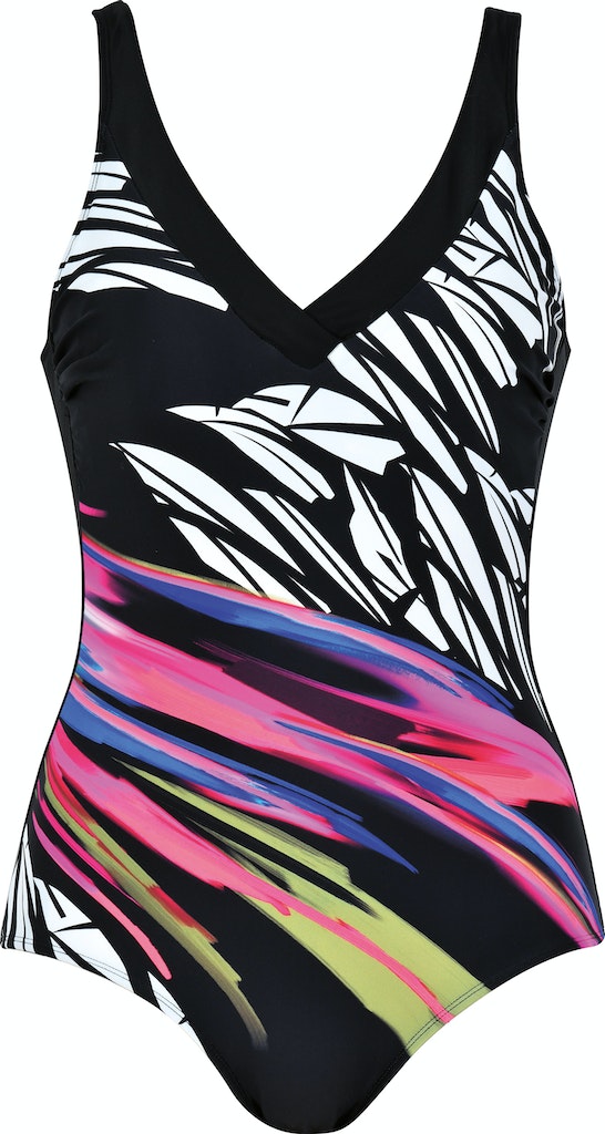 Control Swimsuit - Black/white