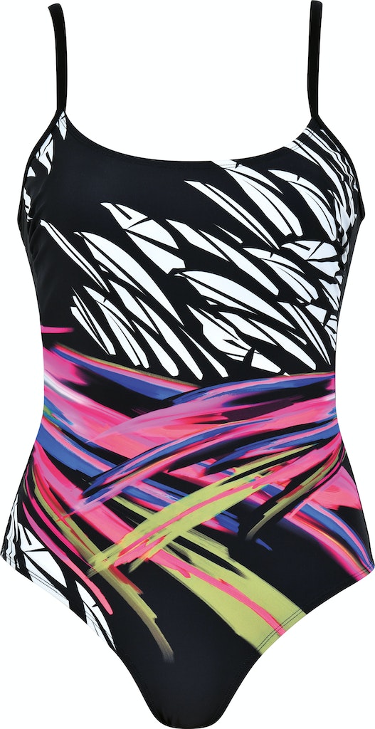 Padded Swimsuit - Black/white