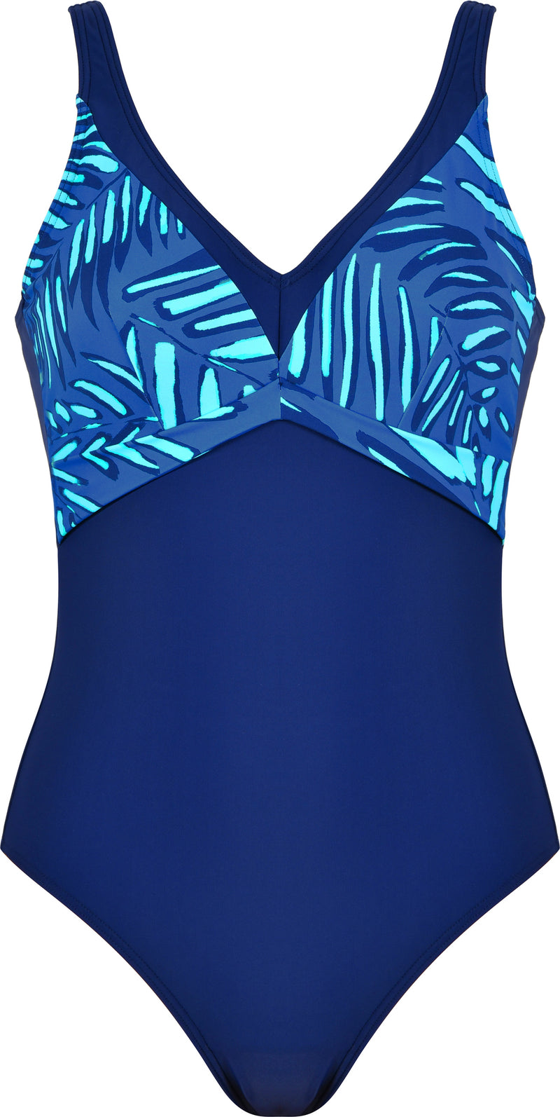 Shaping Swimsuit - Aqua/navy