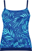 Tankini - Aqua/navy
