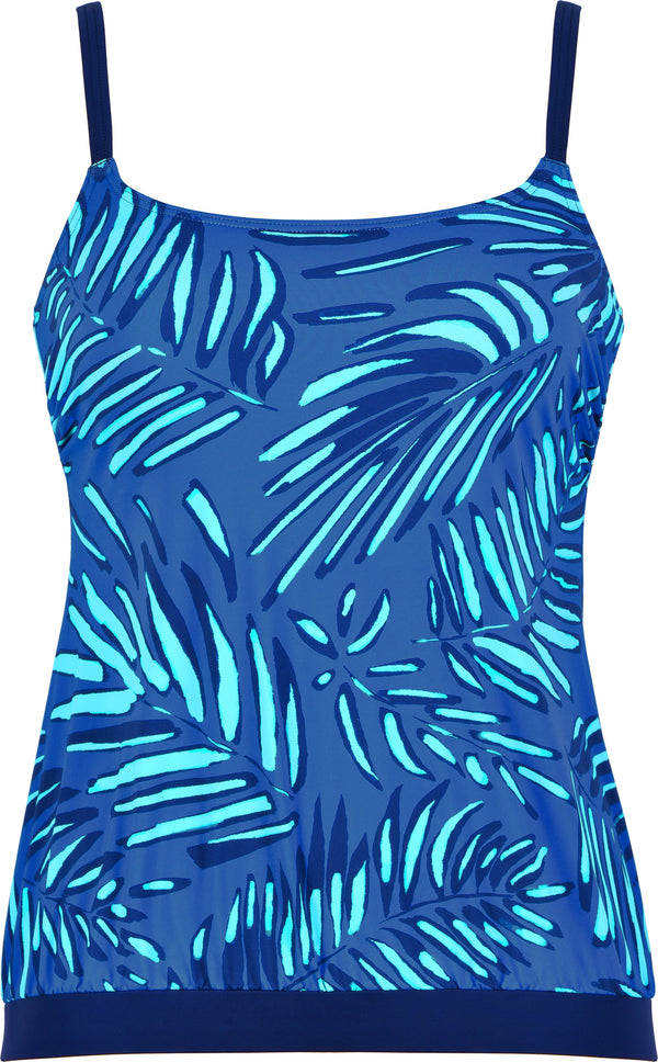 Tankini - Aqua/navy