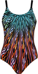 Padded Swimsuit - Black Multi