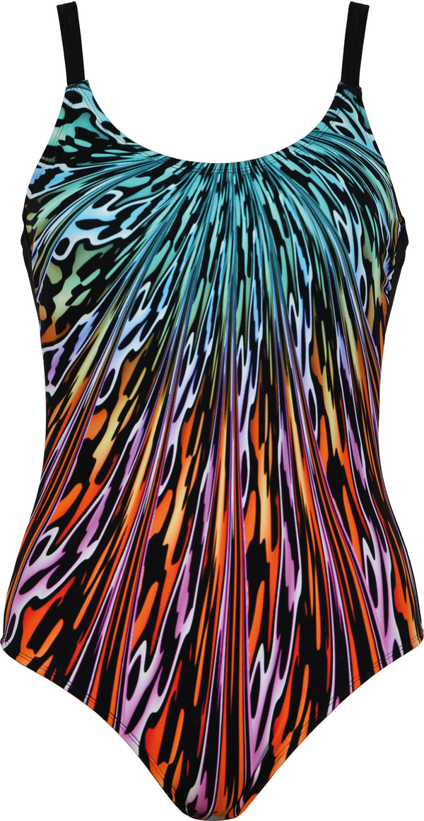 Padded Swimsuit - Black Multi