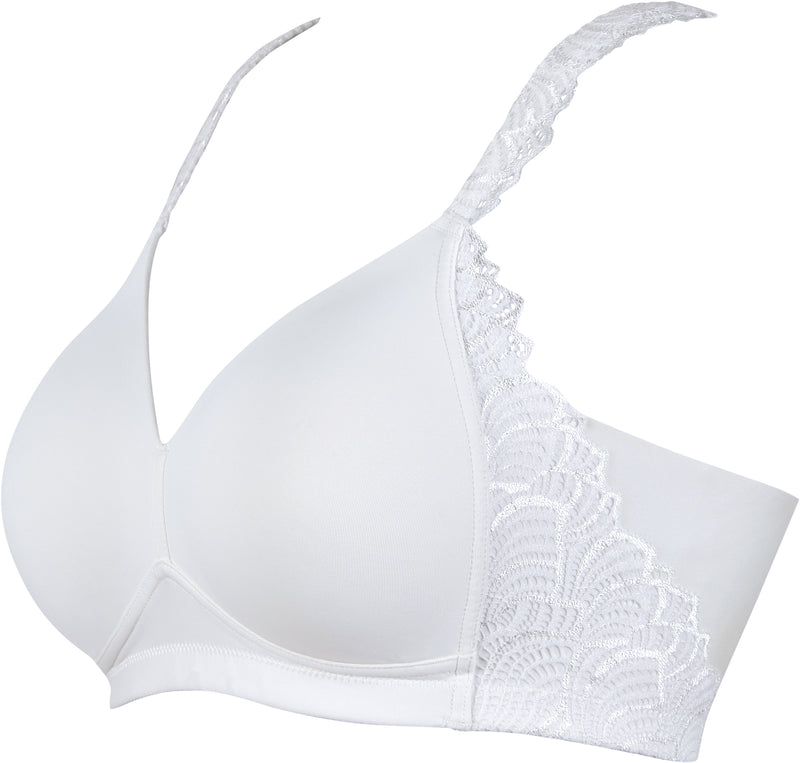 Padded Non Wire Bra - Ecru