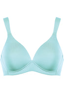Padded Non-Wired Bra - Azurro