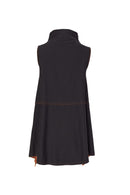 Raw Seams Top - Black/spice